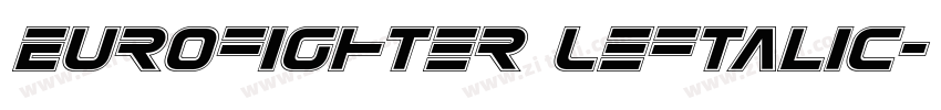 Eurofighter Leftalic字体转换